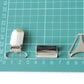 Suspender Hardware - 25mm, Triangle Leg and Clip Set - KEY Handmade
 - 5