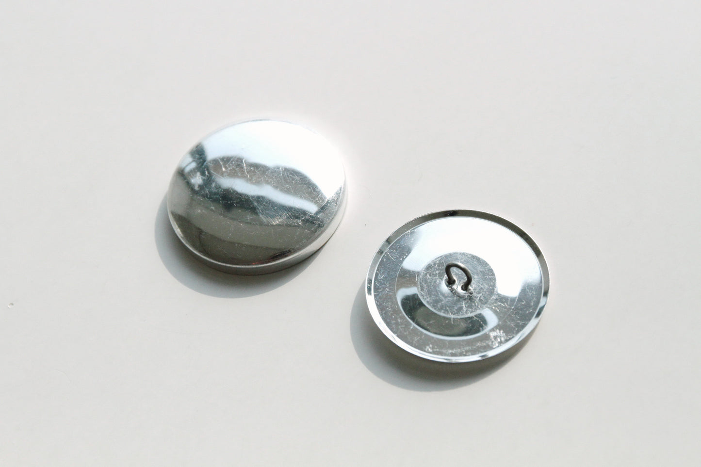 Cover Button - 38mm, Round, Wire Back - KEY Handmade
 - 1