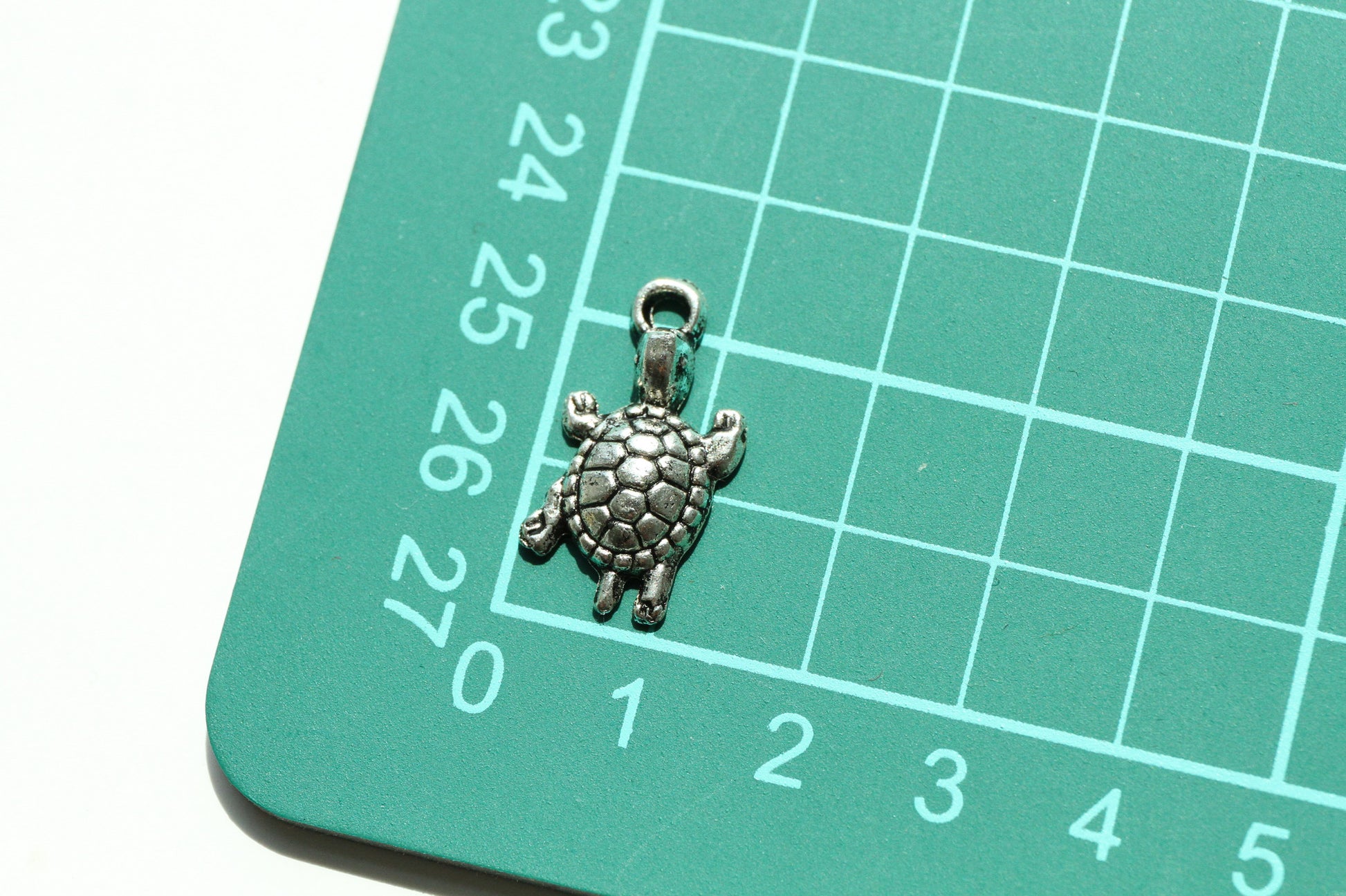 Charm - Turtle, Antique Silver - KEY Handmade
 - 3