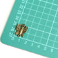 Charm - Butterfly, Antique Brass - KEY Handmade
 - 3