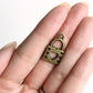 Charm - Lock with Heart Shape Key Hole, Antique Brass - KEY Handmade
 - 2