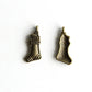 Charm - Christmas Stocking, Antique Brass - KEY Handmade
 - 1