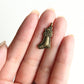 Charm - Christmas Stocking, Antique Brass - KEY Handmade
 - 2