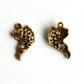 Charm - Koi Fish, Antique Gold - KEY Handmade
 - 1