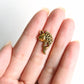 Charm - Koi Fish, Antique Gold - KEY Handmade
 - 2
