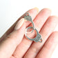 Charm - Handcuffs, Antique Silver - KEY Handmade
 - 2