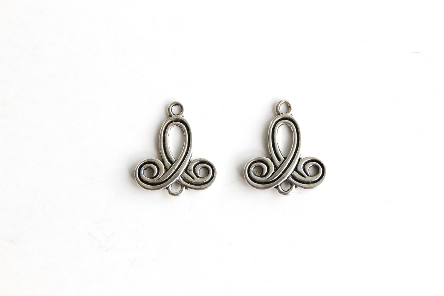 Connector - Knotting, Antique Silver - KEY Handmade
 - 1