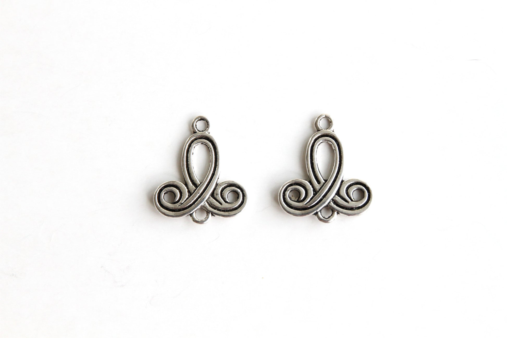Connector - Knotting, Antique Silver - KEY Handmade
 - 1
