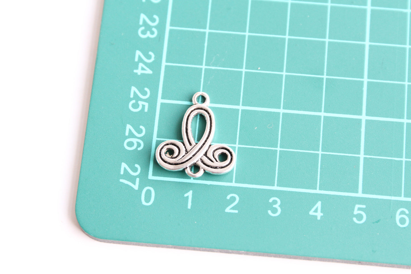 Connector - Knotting, Antique Silver - KEY Handmade
 - 3