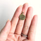 Charm - Swirl, Antique Brass - KEY Handmade
 - 2