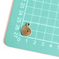 Charm - Swirl, Antique Brass - KEY Handmade
 - 3