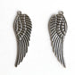Charm - Feather Wing, Antique Silver - KEY Handmade
 - 2