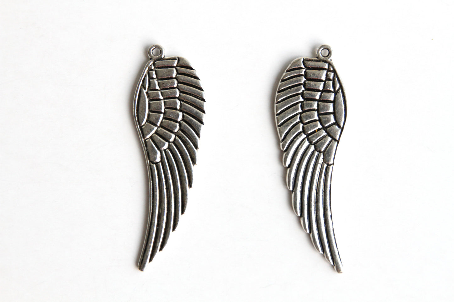 Charm - Feather Wing, Antique Silver - KEY Handmade
 - 2