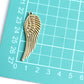 Charm - Feather Wing, Antique Gold - KEY Handmade
 - 3