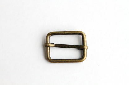 Rectangular Slider - 1 inch, One Movable Pin, Brass - KEY Handmade
 - 1