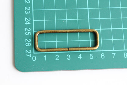 Rectangular Split Loop - 2 inch, Brass - KEY Handmade
 - 2