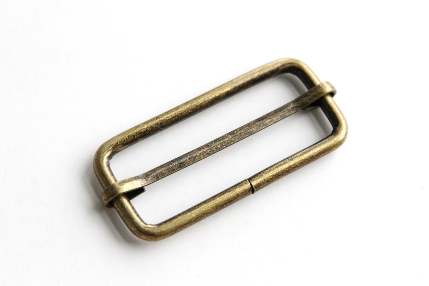 Rectangular Slider - 2 inch, One Movable Pin, Brass - KEY Handmade
 - 2