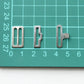 Bow Tie Hardware - 16mm, Metal, Slide Eye Hook.