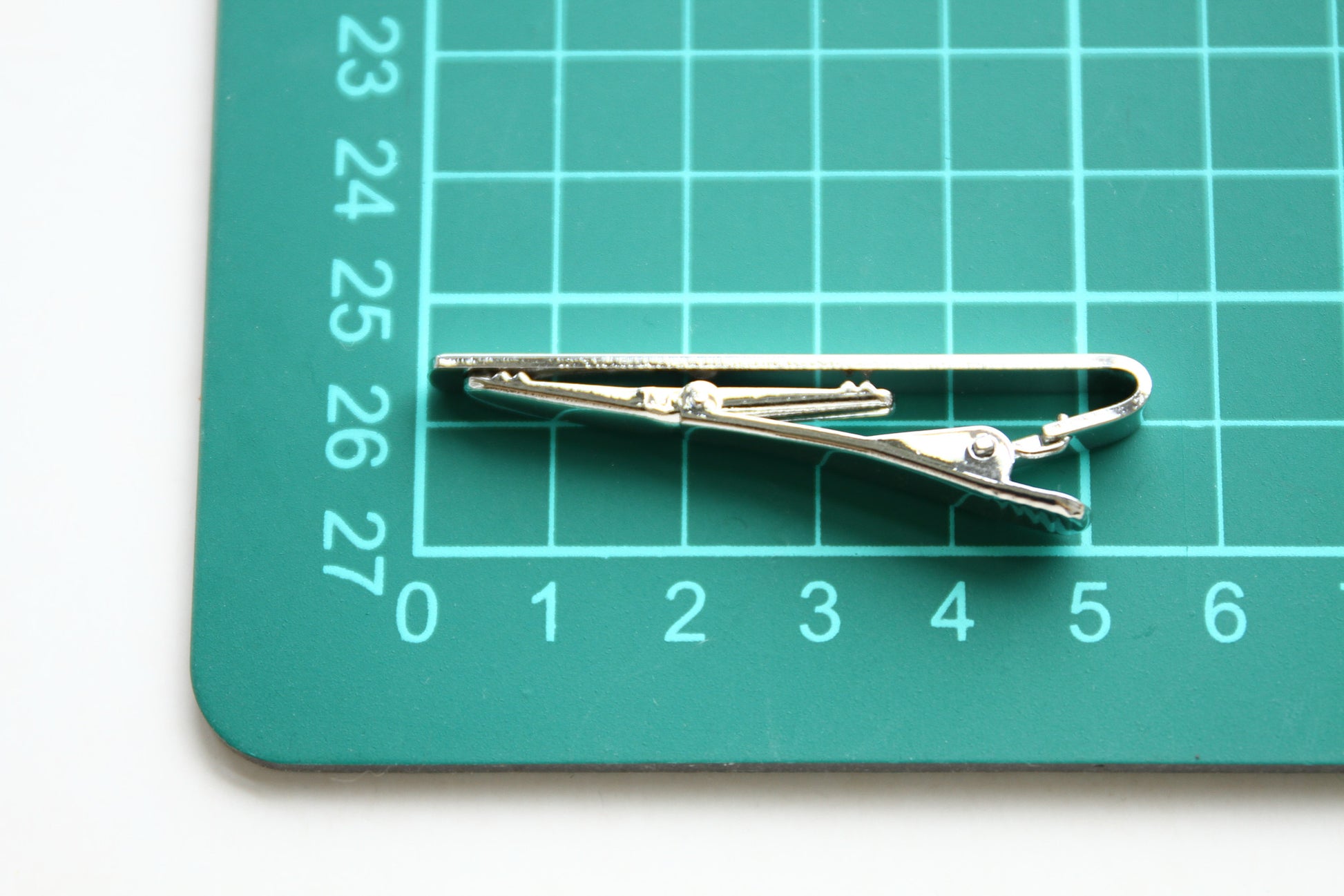 Tie Clip - 54 x 5 mm, Clasp, Silver Color - KEY Handmade
 - 5