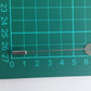 Lapel Pin Hardware - 65mm Long, 10mm Flat Pad, Metal