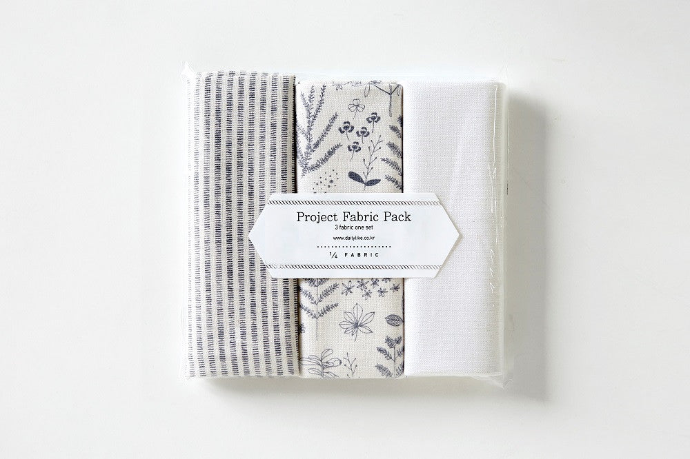 Quarter Fabric Pack - Linen Cotton, Dailylike "Nature" - KEY Handmade
 - 1