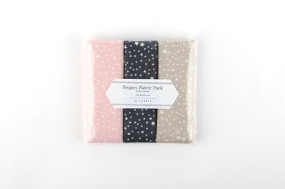 Quarter Fabric Pack - Linen Cotton, Dailylike "Starry" - KEY Handmade
 - 2
