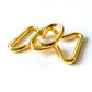 Circular Interlocking Buckle, 38mm, Metal