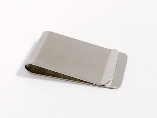 Money Clip - Stainless Steel, 26mm x 48mm - KEY Handmade
 - 1